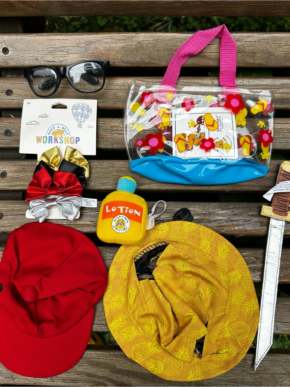 Build a Bear Accessories Hats Glasses Bag